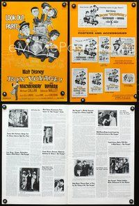 4t144 BON VOYAGE pressbook '62 Walt Disney, Fred MacMurray, Jane Wyman, great wacky art!