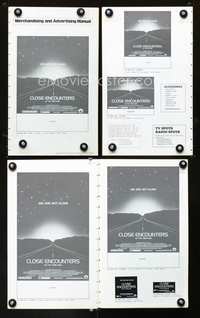 4t224 CLOSE ENCOUNTERS OF THE THIRD KIND pressbook '77 Steven Spielberg sci-fi classic!