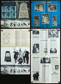 4t231 COMEDY OF TERRORS pressbook '64 Boris Karloff, Peter Lorre, Vincent Price, Joe E. Brown!