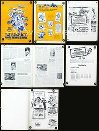 4t234 COMPUTER WORE TENNIS SHOES pressbook '69 Walt Disney, art of Kurt Russell & wacky machine!