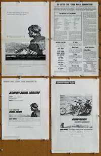 4t310 EASY RIDER pressbook '69 Peter Fonda, Dennis Hopper, motorcycle biker classic!