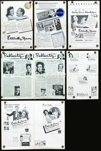 4t324 ETERNALLY YOURS pressbook '39 romantic close-up of Loretta Young & David Niven!