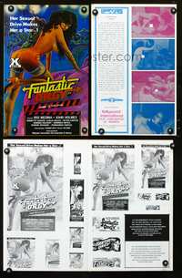 4t336 FANTASTIC ORGY pressbook '77 John Holmes, Annette Haven, sexy artwork, x-rated!