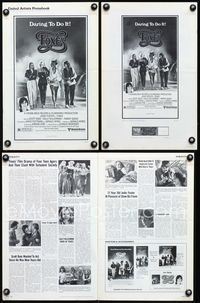 4t370 FOXES pressbook '80 Jodie Foster, Cherie Currie, Scott Baio, Randy Quaid!
