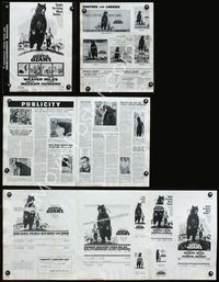 4t390 GENTLE GIANT pressbook '67 Dennis Weaver & big grizzly bear, Vera Miles, Ralph Meeker!
