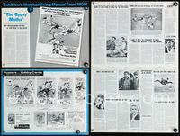 4t428 GYPSY MOTHS pressbook '69 Burt Lancaster, John Frankenheimer, cool sky diving image!