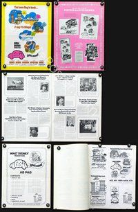 4t446 HERBIE RIDES AGAIN pressbook '74 Disney, Volkswagen Beetle, the Love Bug is doing his thing!