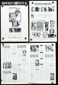 4t481 I SAW WHAT YOU DID pressbook '65 Joan Crawford, William Castle, you may be the next target!