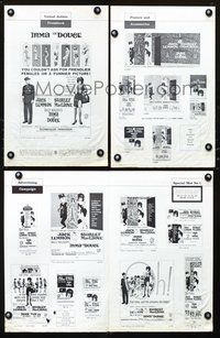 4t503 IRMA LA DOUCE pressbook '63 Billy Wilder, great art of Shirley MacLaine & Jack Lemmon!