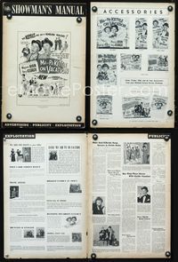 4t595 MA & PA KETTLE ON VACATION pressbook '53 wacky hillbillies Marjorie Main & Percy Kilbride!