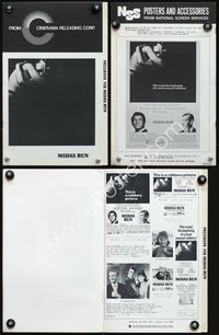 4t631 MIDAS RUN pressbook '69 Fred Astaire, Richard Crenna, sexy Anne Heywood!