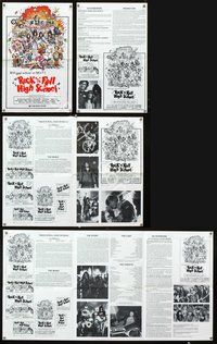 4t762 ROCK 'N' ROLL HIGH SCHOOL pressbook '79 artwork of the The Ramones by William Stout!
