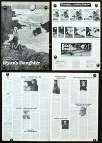 4t780 RYAN'S DAUGHTER pressbook '70 David Lean, Sarah Miles, Robert Mitchum, Lesset beach art!