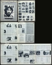 4t800 SERPICO pressbook '74 cool close up image of Al Pacino, Sidney Lumet crime classic!