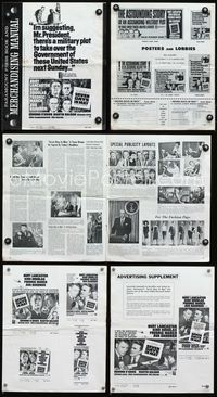 4t801 SEVEN DAYS IN MAY pressbook '64 Burt Lancaster, Kirk Douglas, Fredric March & Ava Gardner!