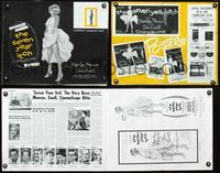 4t803 SEVEN YEAR ITCH pressbook '55 Billy Wilder, great sexy art of Marilyn Monroe!
