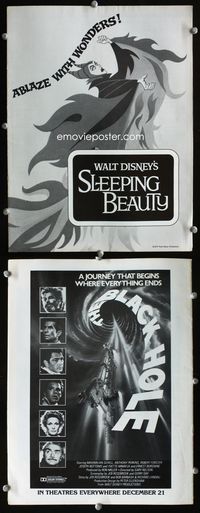 4t821 SLEEPING BEAUTY pressbook R79 Walt Disney cartoon fairy tale fantasy classic!