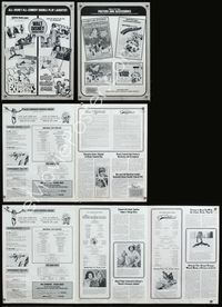 4t825 SNOWBALL EXPRESS/WORLD'S GREATEST ATHLETE pressbook '74 Disney sports double-bill!