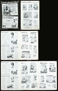 4t444 HELL'S ISLAND/HONG KONG pressbook '50s John Payne, Ronald Reagan, Mary Murphy!