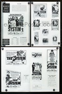 4t864 SYSTEM pressbook '53 Frank Lovejoy, Joan Weldon, crime syndicates, film noir!