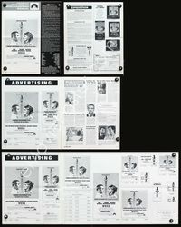 4t986 WUSA pressbook '70 Paul Newman, Joanne Woodward, Anthony Perkins, cool microphone art!