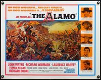 4v511 ALAMO 1/2sh R67 great Reynold Brown art of fighting John Wayne & Richard Widmark!