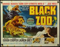 4v564 BLACK ZOO 1/2sh '63 horror image of fang and claw killers stalking the city streets!