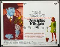 4v570 BOBO 1/2sh '67 wacky image of blue matador Peter Sellers & sexy Britt Ekland!