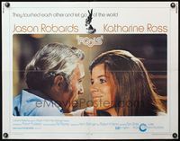 4v664 FOOLS 1/2sh '71 great close up of Jason Robards & pretty Katharine Ross!