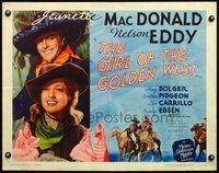 4v678 GIRL OF THE GOLDEN WEST 1/2sh R62 great close up of Jeanette MacDonald & Nelson Eddy!