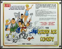4v684 GOLDEN AGE OF COMEDY 1/2sh '58 Laurel & Hardy, Jean Harlow, winner of 2 Academy Awards!