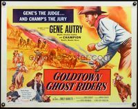 4v685 GOLDTOWN GHOST RIDERS 1/2sh '53 Gene Autry's the judge, and Champion's the jury!