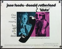 4v746 KLUTE 1/2sh '71 Donald Sutherland helps intended murder victim & call girl Jane Fonda!