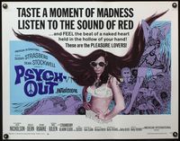 4v826 PSYCH-OUT 1/2sh '68 AIP, psychedelic drugs, sexy pleasure lover Susan Strasberg!