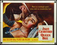 4v827 QUEEN BEE 1/2sh '55 Joan Crawford is all honey on the outside, all fury on the inside!