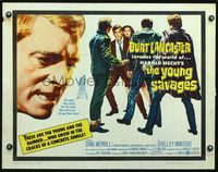4v998 YOUNG SAVAGES 1/2sh '61 Burt Lancaster, John Frankenheimer, produced by Harold Hecht!