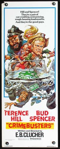 4w121 CRIMEBUSTERS insert '79 great art of Terence Hill & Bud Spencer by Jack Davis!
