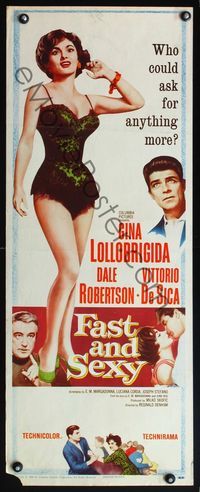 4w163 FAST & SEXY insert '60 de Sica, who could ask for more than half-dressed sexy Lollobrigida!