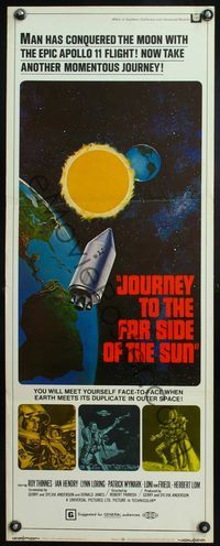 4w273 JOURNEY TO THE FAR SIDE OF THE SUN insert '69 Doppleganger, Earth meets duplicate in space!