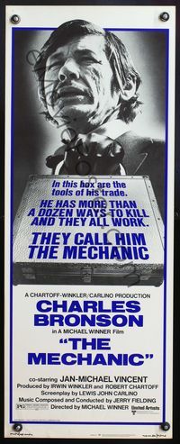 4w345 MECHANIC insert '72 Charles Bronson has more than a dozen ways to kill, and they all work!