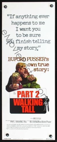 4w399 PART 2 WALKING TALL insert '75 Bo Svenson reprises his role as Buford Pusser!