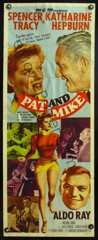 4w402 PAT & MIKE insert '52 not much meat on Katharine Hepburn but what there is, is choice!