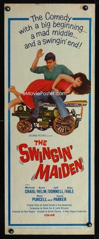 4w636 SWINGIN' MAIDEN insert '64 a big beginning & a swingin' end, great spanking image!