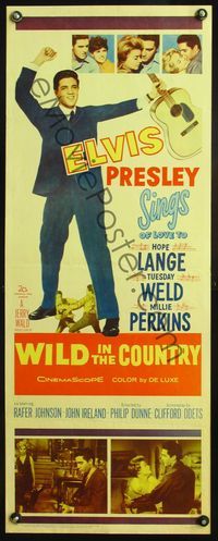 4w733 WILD IN THE COUNTRY insert '61 Elvis Presley sings of love to Tuesday Weld, rock musical!