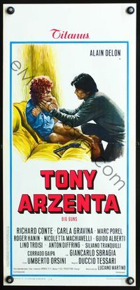 4w903 NO WAY OUT Italian locandina '73 Tony Arzenta, Ciriello art of Alain Delon!
