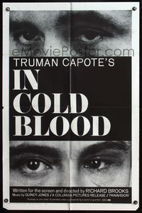 4y400 IN COLD BLOOD 1sh '68 Richard Brooks directed, Robert Blake, from the novel by Truman Capote!
