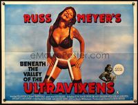4z041 BENEATH THE VALLEY OF THE ULTRA VIXENS British quad '79 Russ Meyer, sexiest Kitten Natividad!