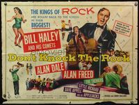4z121 DON'T KNOCK THE ROCK British quad '57 Bill Haley & his Comets, the kings of ROCK!