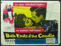 4z182 HELEN MORGAN STORY British quad '57 Paul Newman loves Ann Blyth, Both Ends of the Candle!