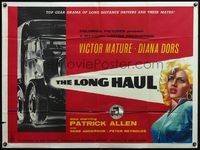 4z242 LONG HAUL British quad '57 completely different art of sexy Diana Dors, truck drivers!